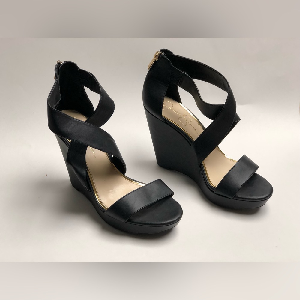 Women's Patent Leather Neon JESSICA SIMPSON Platform Heels Sz 9M
